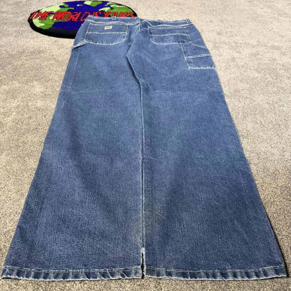 y2k 2000’s denim carpenter loose fit jeans - Picture 3 of 7